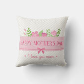 フローラエレガントハッピーマザーズデイ |装飾用クッション クッション (裏面)