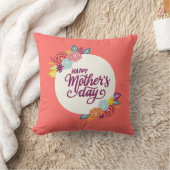 フローラエレガントハッピーマザーズデイ |装飾用クッション クッション (ブランケット)
