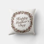 フローラエレガントハッピーマザーズデイ |装飾用クッション クッション (裏面)
