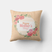 フローラエレガントハッピーマザーズデイ |装飾用クッション クッション (裏面)