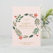 フローラエレガントハ企業のッピーホリデイズビジネス シーズンカード (スタンド正面)