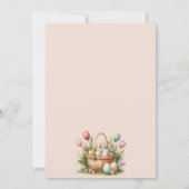フローラエレガントバスケットイースターブランチ卵狩り 招待状 (裏面)