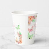 フローラエレガントバタフライ1日の誕生日 紙コップ (右)