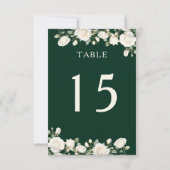 フローラエレガントバラダークグリーンテーブル番号カード (裏面)