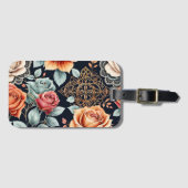 フローラエレガントバララゲージタグ付ソフトデザイン ラゲッジタグ (正面横)