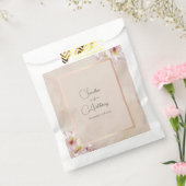フローラエレガントバラ結婚金ゴールド フェイバーバッグ (封をした状態)