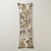 フローラエレガントバラ花弁パターン ボディピロー (裏面 (縦))