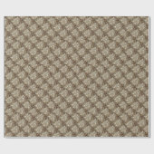 フローラエレガントバラ花弁パターン ラッピングペーパー (フラット)