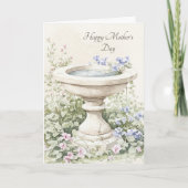 フローラエレガントバードバス母の日 シーズンカード (正面)