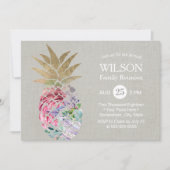フローラエレガントパイナップルファミリー懇親会 招待状 (正面)
