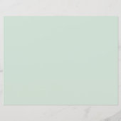 フローラエレガントパステルセージグリーンパターン (裏面)