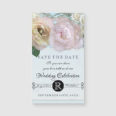 フローラエレガントパステルフラワーズピンクブルー結婚ズ (正面)