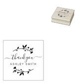 フローラエレガントビジネス感謝ゴム印 ラバースタンプ (押印)