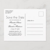 フローラエレガントビーチ夏の夕日を保存 案内ポストカード (裏面)