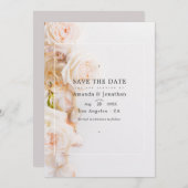 フローラエレガントビーチ結婚式写真 セーブザデート (正面/裏面)