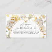 フローラエレガントビーレシピ エンクロージャーカード (正面)