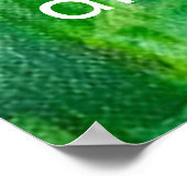 フローラエレガントピンクアートポスター ポスター (角)