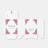 フローラエレガントピンクガールファースト聖餐式 フェイバーボックス (折り畳みなし)