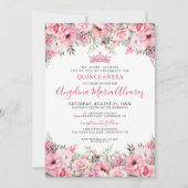 フローラエレガントピンクキンセアニェラ 招待状 (正面)