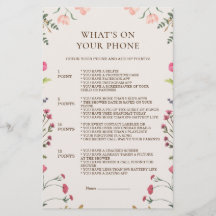 フローラエレガントピンクグリーン電話ゲームの内容