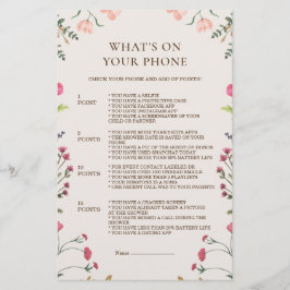 フローラエレガントピンクグリーン電話ゲームの内容