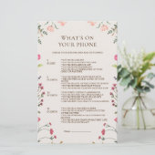 フローラエレガントピンクグリーン電話ゲームの内容 (スタンド正面)