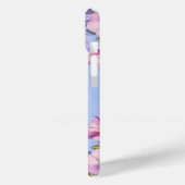 フローラエレガントピンクドラゴンフライiPhone 15ケース Case-Mate iPhoneケース (裏面 / 左)