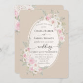 フローラエレガントピンク水色バラ&ピーニーズPr プログラム (正面/裏面)