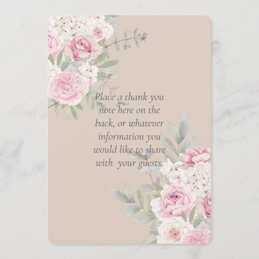 フローラエレガントピンク水色バラ&ピーニーズPr プログラム (裏面)