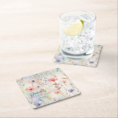 フローラエレガントフェアリーパーティーコースター スクエアペーパーコースター (インサイチュ)