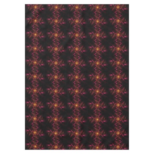 フローラエレガントフラワーテーブルクロス60"x84" テーブルクロス (正面)