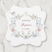 フローラエレガントフレーム洗礼 フェイバータグ (正面)