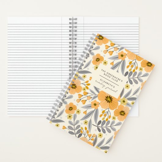 フローラエレガントブックク読ラブのギフトジャーナル ノートブック (内側)