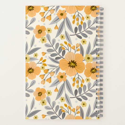 フローラエレガントブックク読ラブのギフトジャーナル ノートブック (裏面)