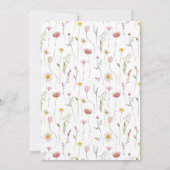 フローラエレガントブライダルシャワー招待 招待状 (裏面)