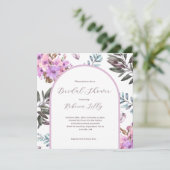 フローラエレガントブライダルシャワー招待 招待状 (スタンド正面)
