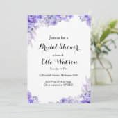フローラエレガントブライダルシャワー招待 招待状 (スタンド正面)