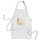 フローラエレガントブライドロマン結婚ティックデザイン スタンダードエプロン (正面)