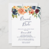 フローラエレガントブランチと花嫁シャワー 招待状 (正面)