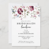 フローラエレガントブリデスメイドランチョン招待状 招待状 (正面)