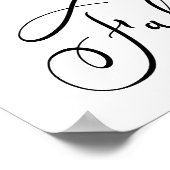 フローラエレガントブルゴーニュ・ピンク70th誕生日パーティー ポスター (角)