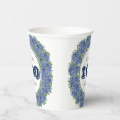 フローラエレガントブルーアジサイ100thバースデーパーティー 紙コップ (右)