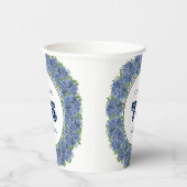 フローラエレガントブルーアジサイ75thバースデーパーティー 紙コップ (右)