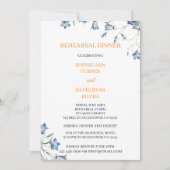 フローラエレガントブルーベルフラワーリハーサルディナー 招待状 (正面)