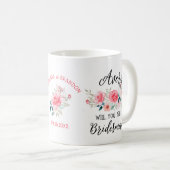 フローラエレガントブロンド・ボホ・ブリデズメイドの提案 コーヒーマグカップ (正面右)