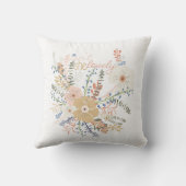 フローラエレガントブーケガーリーことわざラブル クッション (裏面)