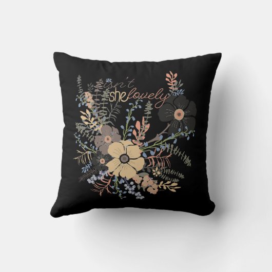 フローラエレガントブーケガーリーことわざラブル クッション (裏面)