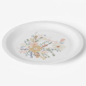 フローラエレガントブーケガーリーことわざラブル ペーパープレート (アングル)