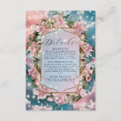 フローラエレガントブーケロシ結婚ーズ エンクロージャーカード (正面)