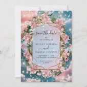 フローラエレガントブーケローズザデー 招待状 (正面)